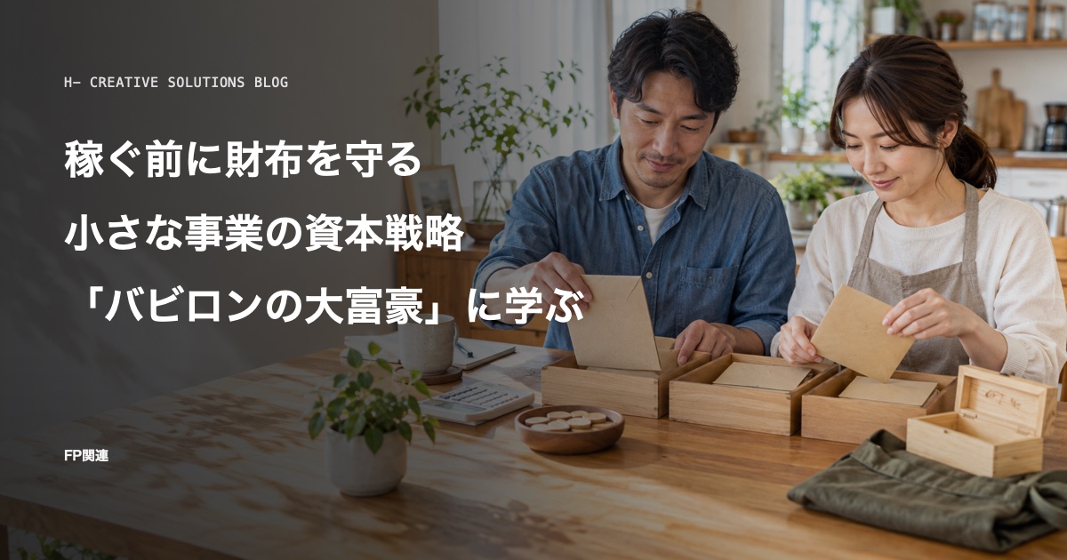 『バビロンの大富豪』に学ぶ、稼ぐ前に財布を守る資本戦略 のアイキャッチ画像