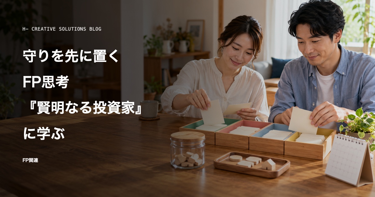 『賢明なる投資家』に学ぶ、守りを先に置くFP思考 のアイキャッチ画像
